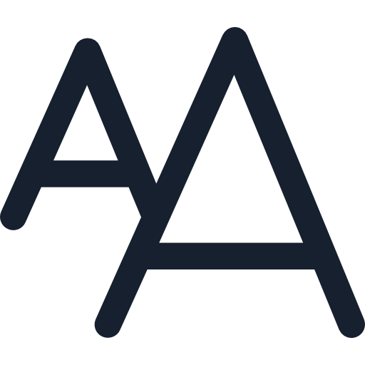 text font